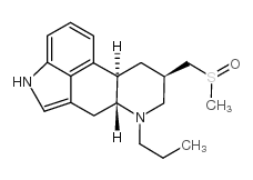 亚砜基甲磺酸培高利特结构式