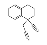 1-(cyanomethyl)-1,2,3,4-tetrahydronaphthalene-1-carbonitrile Structure