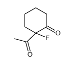 Cyclohexanone, 2-acetyl-2-fluoro- (9CI) picture