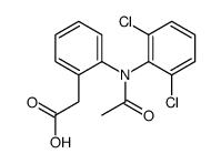 2-[2-(N-acetyl-2,6-dichloroanilino)phenyl]acetic acid结构式