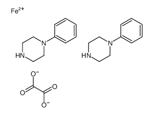 iron(2+),oxalate,1-phenylpiperazine Structure