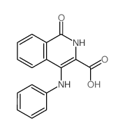 4-anilino-1-oxo-2H-isoquinoline-3-carboxylic acid Structure