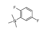 (2,5-difluorophenyl)trimethylsilane结构式
