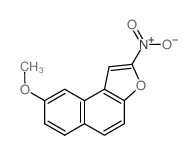 Naphtho[2,1-b]furan,8-methoxy-2-nitro- Structure