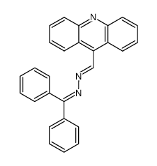 benzophenone-9-acridinealdehyde azine结构式