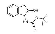(1R,2R)-N-BOC-1-AMINO-2-INDANOL structure