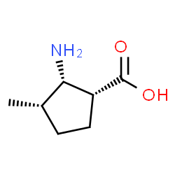 Cyclopentanecarboxylic acid, 2-amino-3-methyl-, (1R,2S,3S)-rel- (9CI)结构式