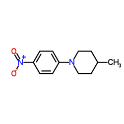 4-甲基-1-(4-硝基苯基)哌啶结构式