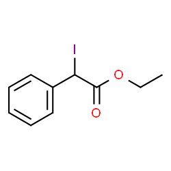 α-Iodophenylacetic Acid Ethyl Ester , 2-Iodo-2-phenylacetic Acid Ethyl Ester , Ethyl2-Iodo-2-phenylacetate Structure