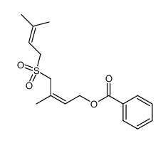 (Z)-1-(3'methylbut-2'-en-1'-yl)sulfonyl-4-benzoyloxy-2-methylbut-2-ene Structure