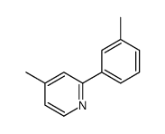 4-甲基-2-间甲苯基吡啶结构式