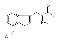 D-7-甲氧基色氨酸结构式