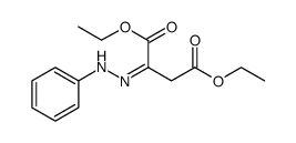 Butanedioic acid, 2-(2-phenylhydrazinylidene)-, 1,4-diethyl ester Structure