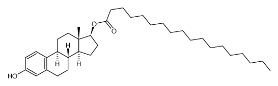 Estradiol 17-O-Octadecanoate Structure