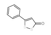 3H-1,2-Dithiol-3-one, 5-phenyl-结构式