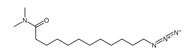 12-azido-N,N-dimethyldodecanamide Structure