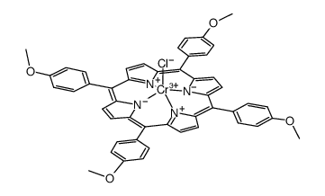 chlorochromium(III) meso-tetrakis(4-methoxyphenyl)porphyrinate Structure