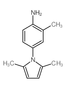 4-(2,5-Dimethyl-pyrrol-1-yl)-2-methyl-phenylamine结构式