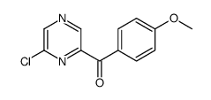 (6-chloropyrazin-2-yl)-(4-methoxyphenyl)methanone Structure