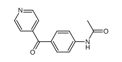 N-[4-(Pyridine-4-carbonyl)-phenyl]-acetamide结构式