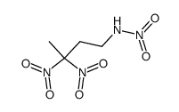 3,3-dinitrobutyl-N-nitroamine Structure