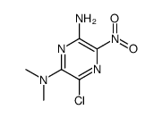 3-chloro-2-N,2-N-dimethyl-5-nitropyrazine-2,6-diamine Structure