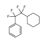 (2-cyclohexyl-1,1,2,2-tetrafluoroethyl)benzene Structure