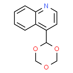 Quinoline, 4-(1,3,5-trioxan-2-yl)- (9CI)结构式