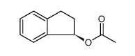 1H-Inden-1-ol, 2,3-dihydro-, 1-acetate, (1R)结构式