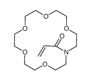 1-(1,4,7,10,13-pentaoxa-16-azacyclooctadec-16-yl)prop-2-en-1-one Structure
