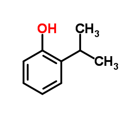 2-异丙基苯酚结构式