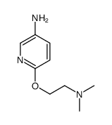 6-[2-(二甲基氨基)乙氧基]-3-氨基吡啶结构式