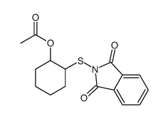 [2-(1,3-dioxoisoindol-2-yl)sulfanylcyclohexyl] acetate结构式