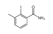 2-碘-3-甲基苯甲酰胺结构式