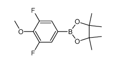 3,5-Difluoro-4-Methoxybenzeneboronic acid pinacol ester structure