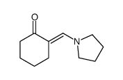 2-(pyrrolidin-1-ylmethylidene)cyclohexan-1-one结构式