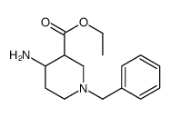 4-氨基-1-苄基哌啶-3-羧酸乙酯结构式