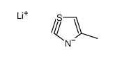 lithium,4-methyl-2H-1,3-thiazol-2-ide结构式