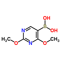 2,4-二甲氧基嘧啶-5-硼酸结构式