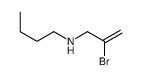 N-(2-bromoprop-2-enyl)butan-1-amine结构式