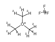 Trimethyloxonium-d9 Tetrafluoroborate Structure