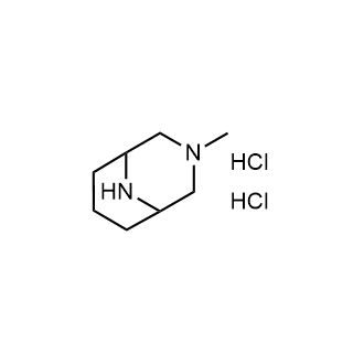 3-Methyl-3,9-diazabicyclo[3.3.1]Nonane dihydrochloride Structure