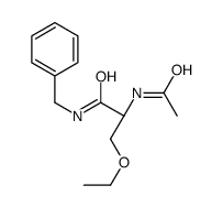 (2R)-2-acetamido-N-benzyl-3-ethoxypropanamide结构式