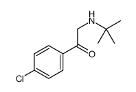2-(tert-butylamino)-1-(4-chlorophenyl)ethanone结构式