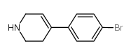 4-(4-溴苯基)-1,2,3,6-四氢吡啶结构式
