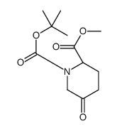 (S)-1-TERT-BUTYL 2-METHYL 5-OXOPIPERIDINE-1,2-DICARBOXYLATE结构式
