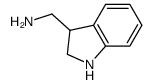 (2,3-dihydro-1H-indol-3-yl)-methylamine Structure