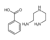 benzoic acid, compound with N-(2-aminoethyl)ethyl-1,2-diamine Structure