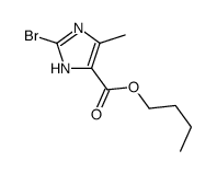 butyl 2-bromo-5-methyl-1H-imidazole-4-carboxylate Structure