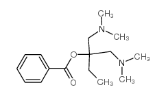 1,1-bis(dimethylaminomethyl)propyl benzoate Structure